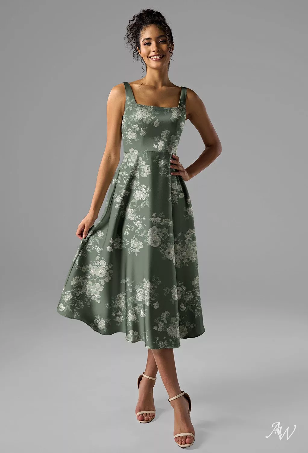 【むーん】AMERIVINTAGE ドレスTull Dress ベロア BACK OPEN PEARL VELOUR DRESS（ドレス）｜Ameri（アメリ）の